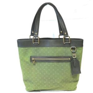 Lucile GM Mini Bag Tote Bag Monogram Canvas x Leather Khaki x Brown